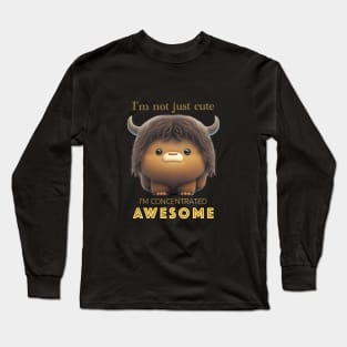 Buffalo Concentrated Awesome Cute Adorable Funny Quote Long Sleeve T-Shirt